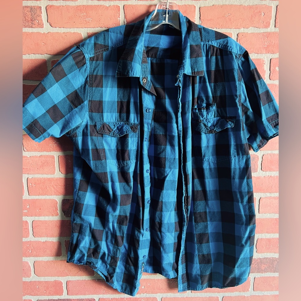 Men’s XL flannel short sleeve shirt